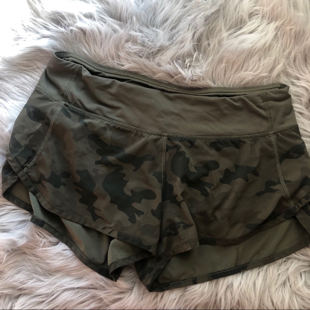 Lululemon Camo Speed Short